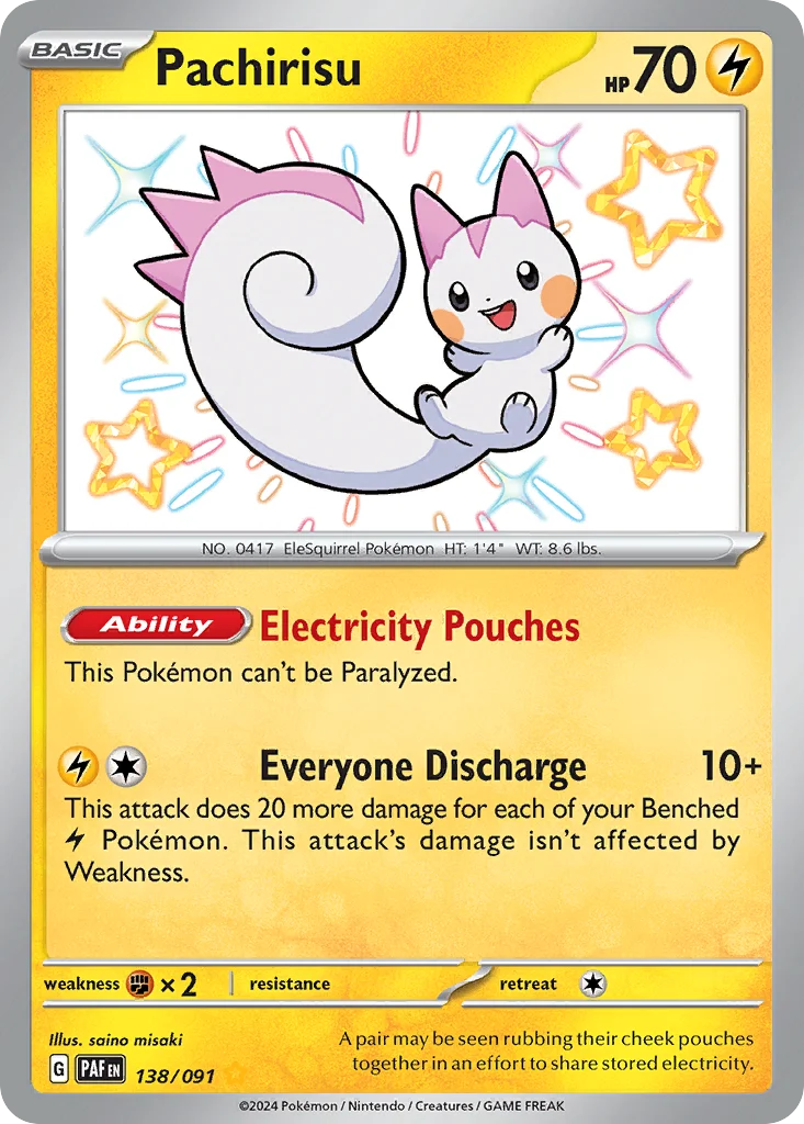 Pachirisu · Paldean Fates