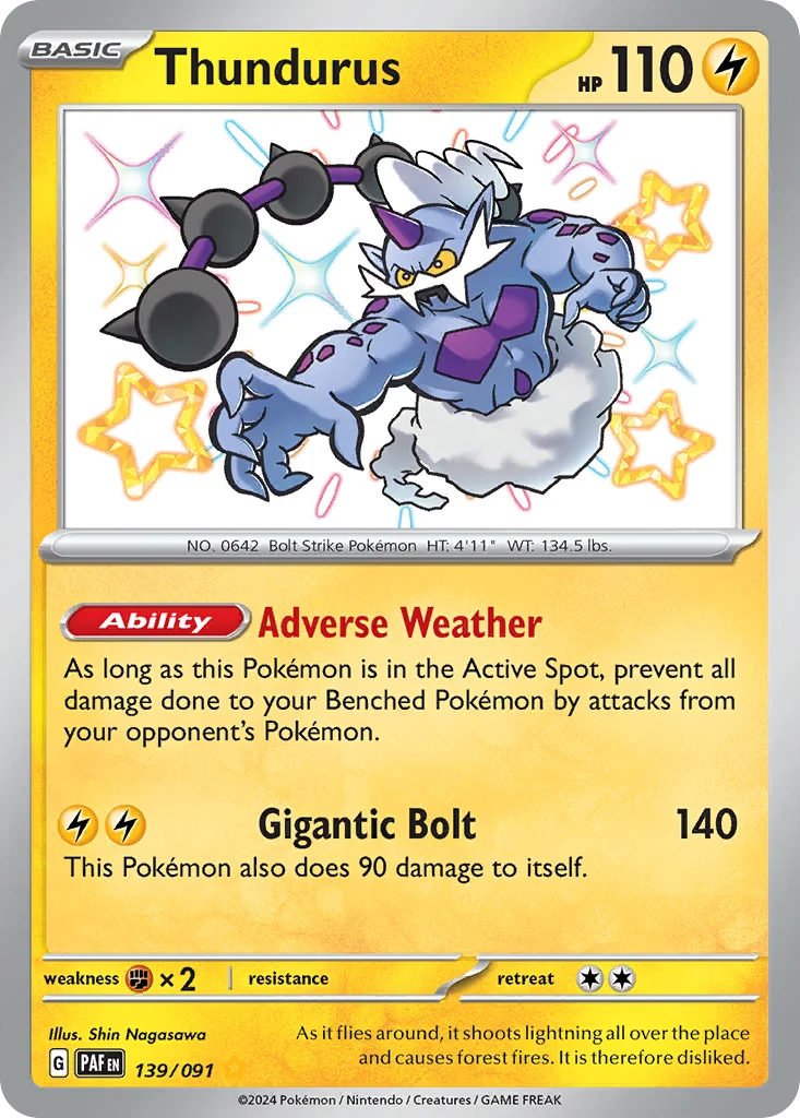 Thundurus · Paldean Fates