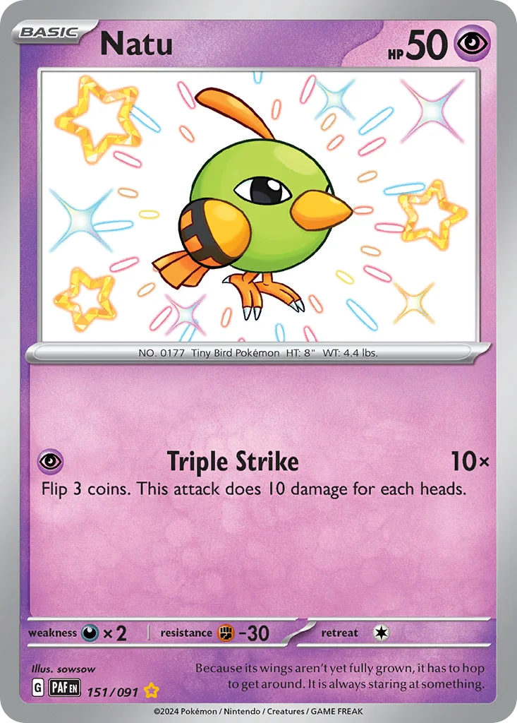 Natu · Paldean Fates