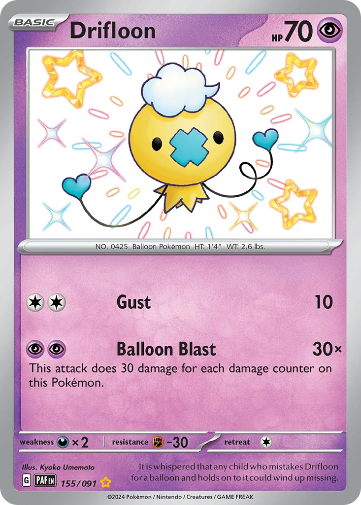 Drifloon · Paldean Fates