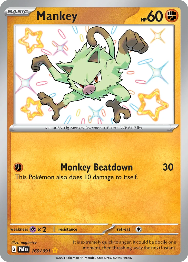 Mankey · Paldean Fates