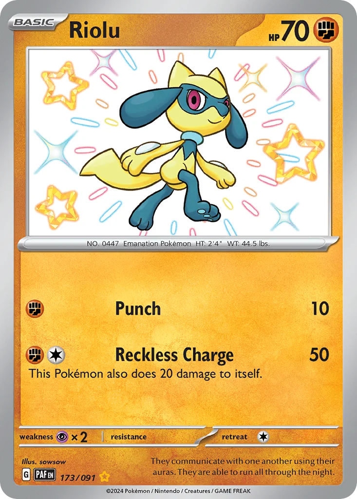 Riolu · Paldean Fates