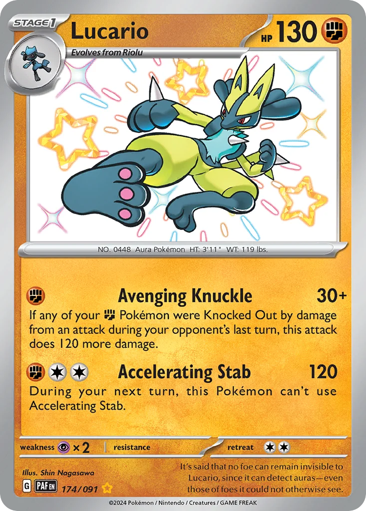 Lucario · Paldean Fates
