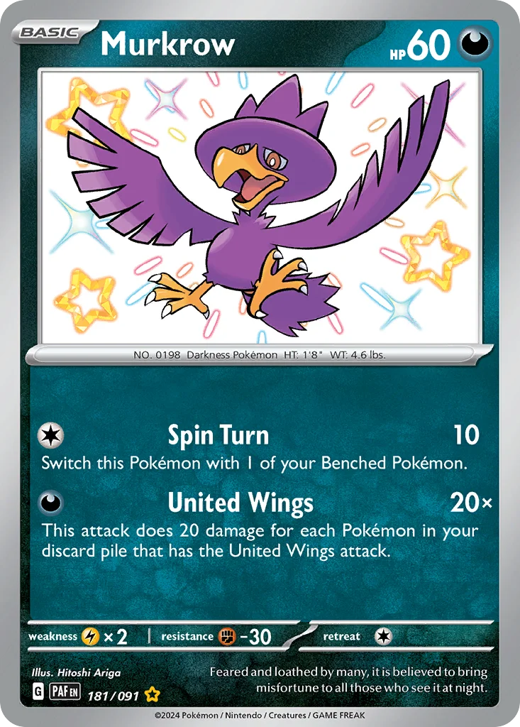 Murkrow · Paldean Fates