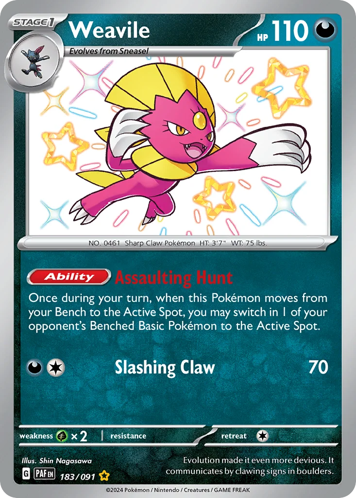 Weavile · Paldean Fates