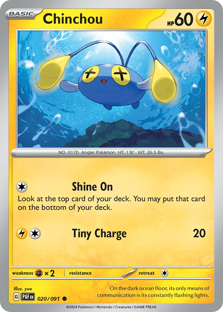 Chinchou · Paldean Fates