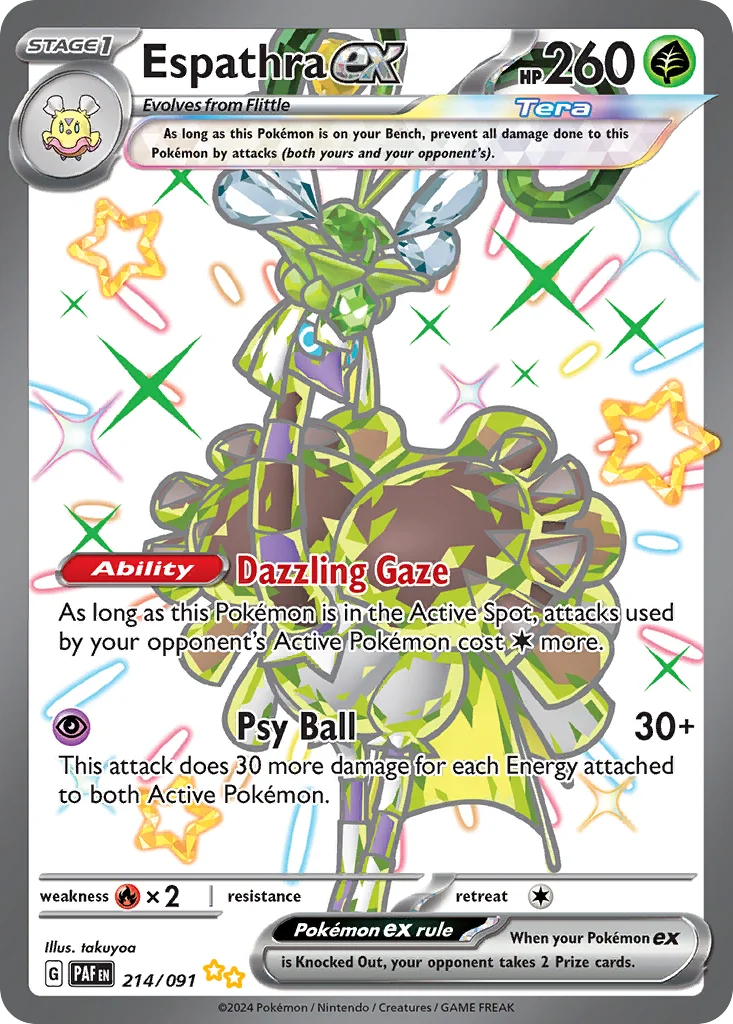 Espathra ex · Paldean Fates