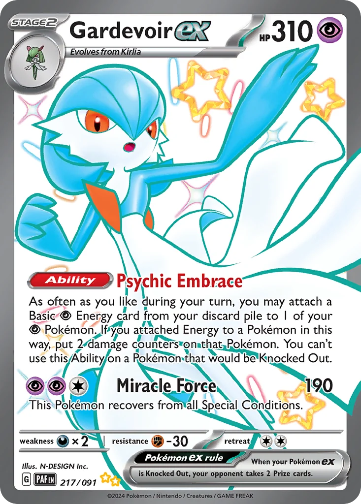 Gardevoir ex · Paldean Fates