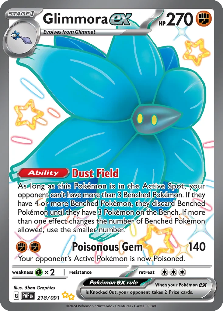 Glimmora ex · Paldean Fates