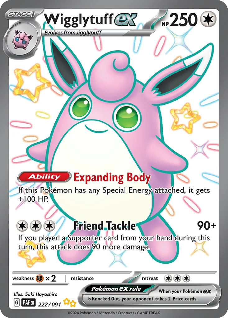 Wigglytuff ex · Paldean Fates