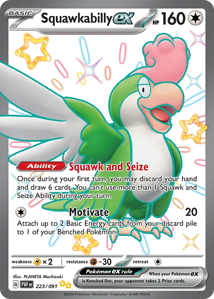 Squawkabilly ex · Paldean Fates