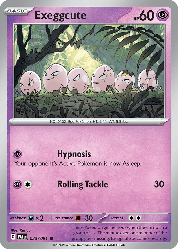 Exeggcute · Paldean Fates