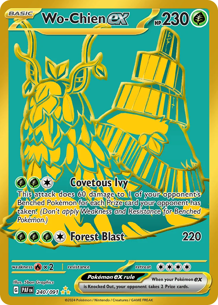 Wo-Chien ex · Paldean Fates