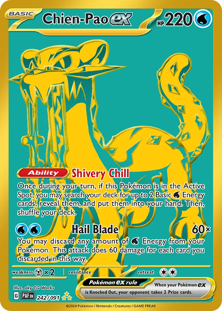 Chien-Pao ex · Paldean Fates