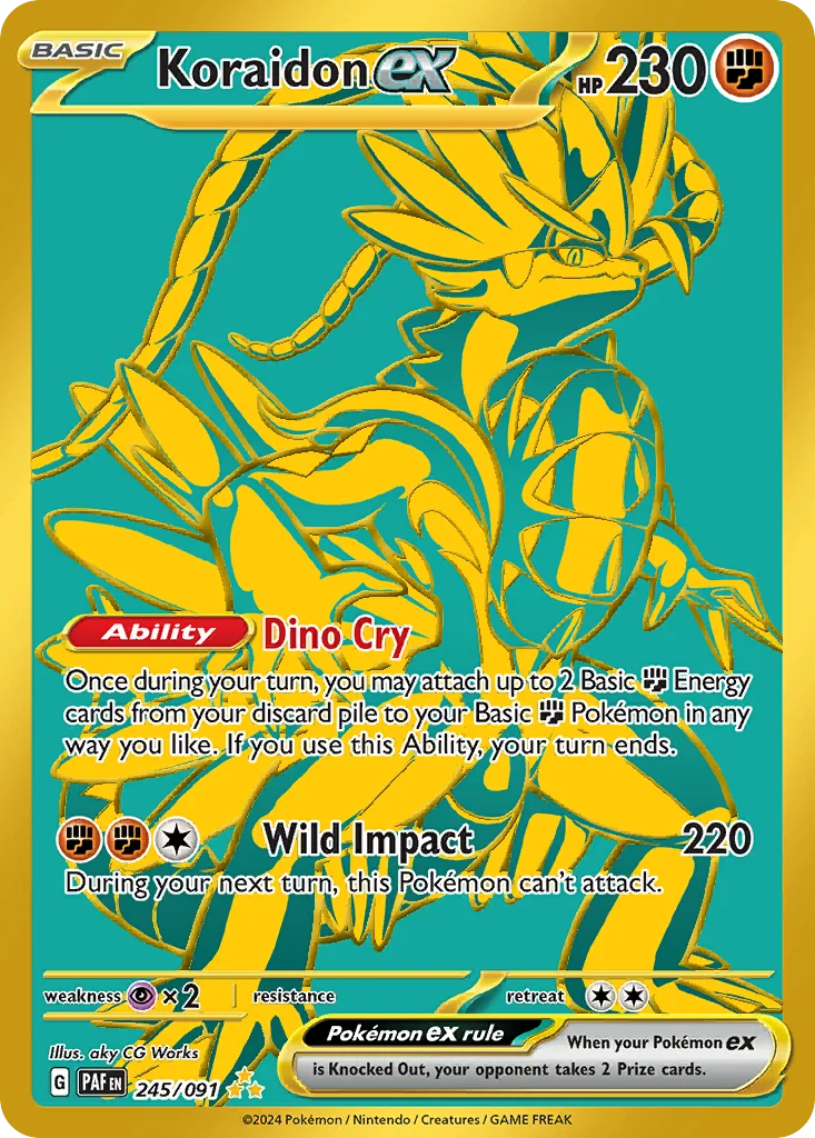 Koraidon ex · Paldean Fates