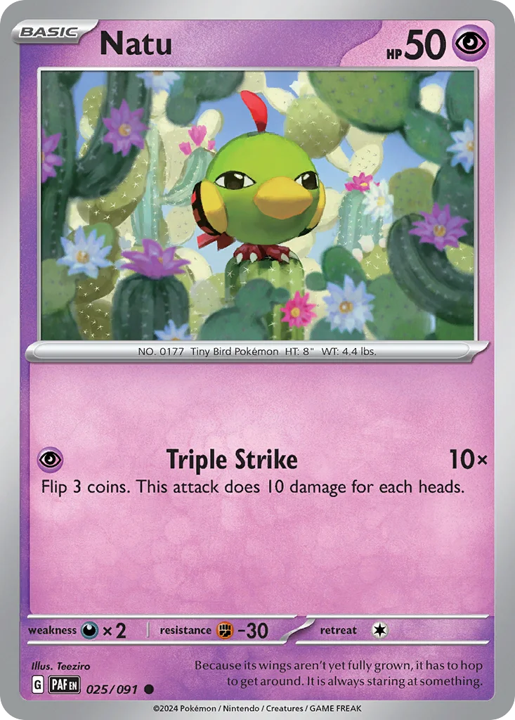 Natu · Paldean Fates