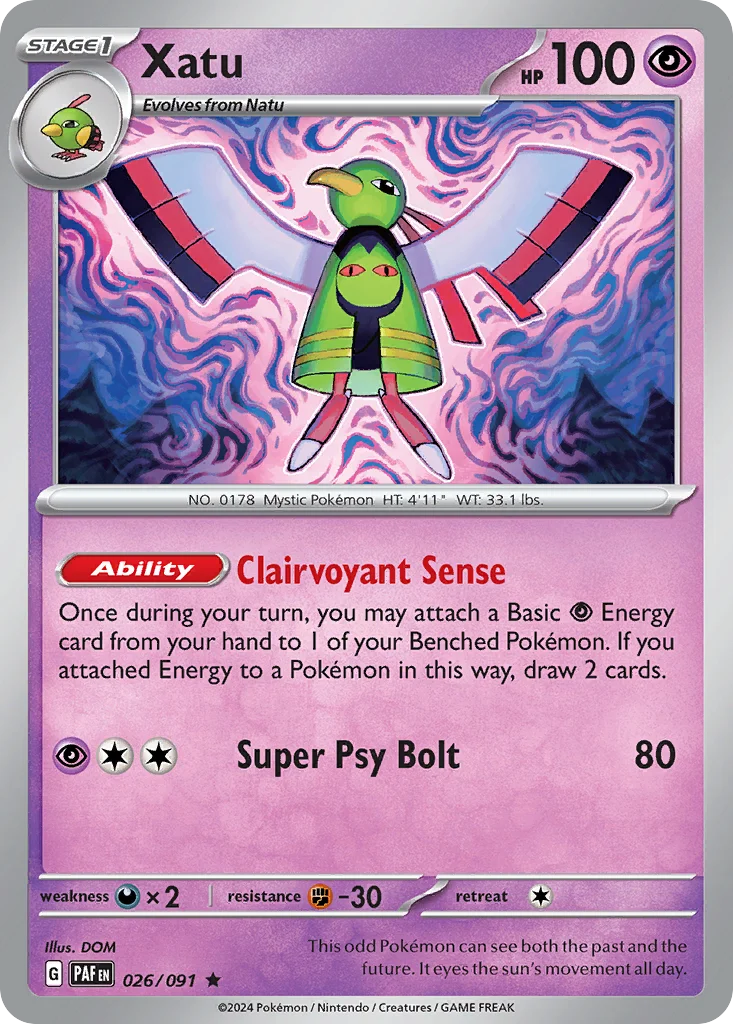 Xatu · Paldean Fates