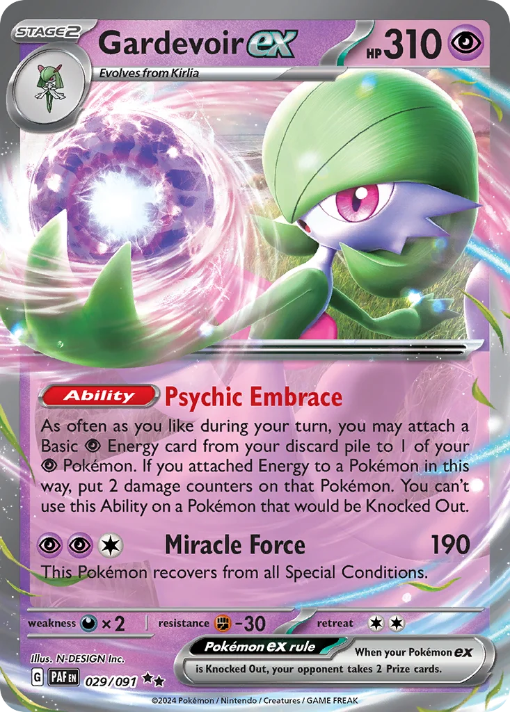 Gardevoir ex · Paldean Fates