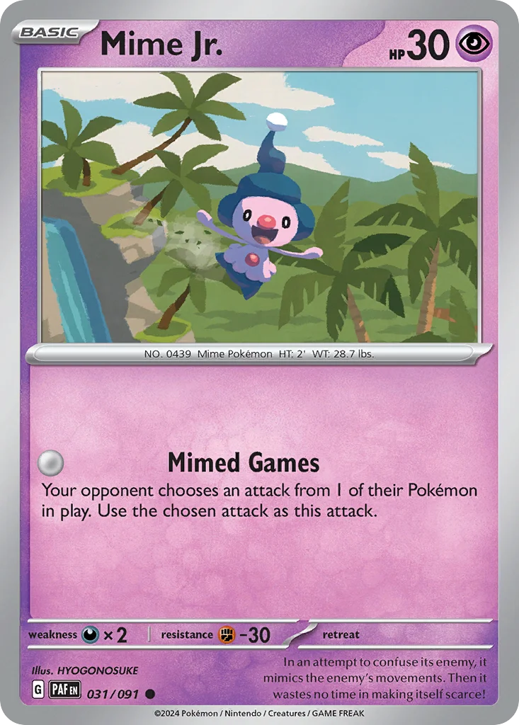 Mime Jr. · Paldean Fates