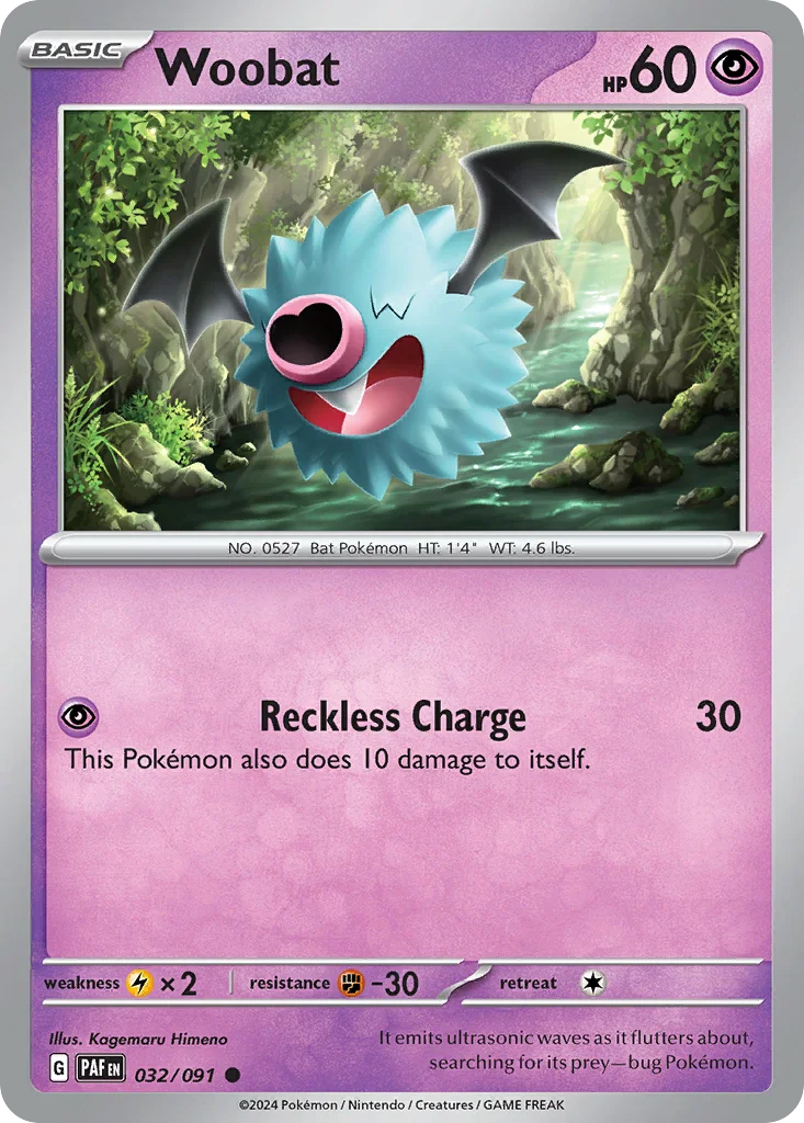 Woobat · Paldean Fates
