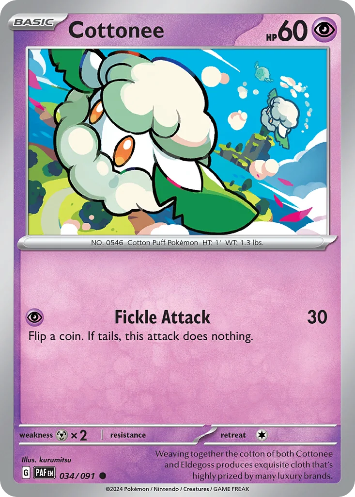 Cottonee · Paldean Fates