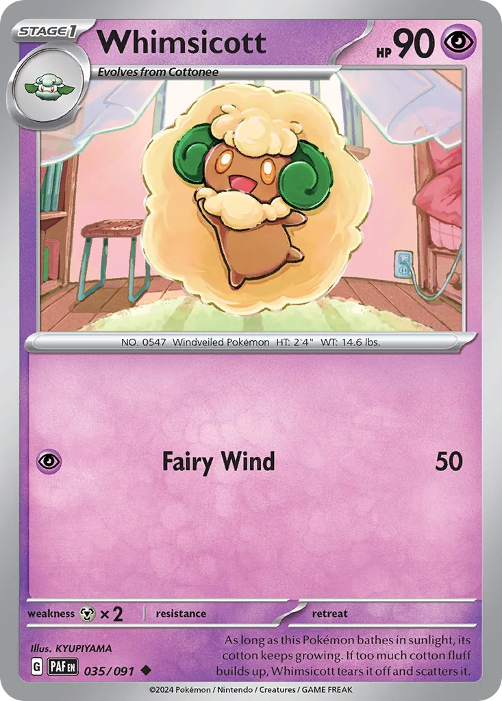 Whimsicott · Paldean Fates