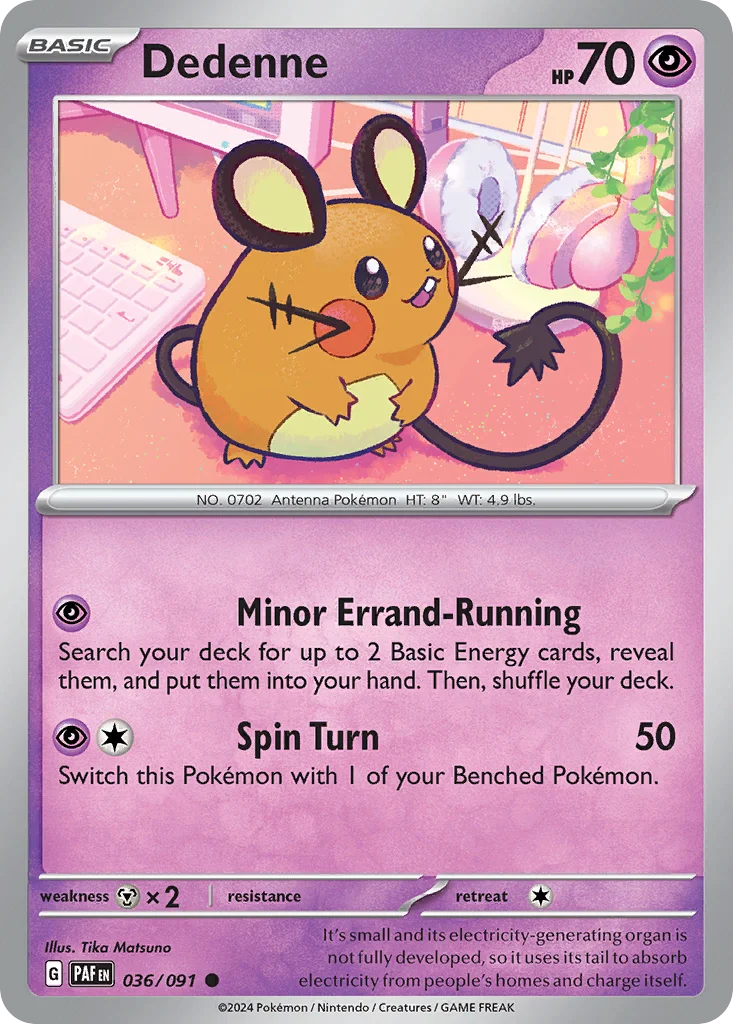 Dedenne · Paldean Fates