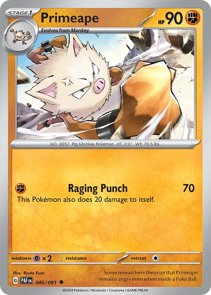 Primeape · Paldean Fates