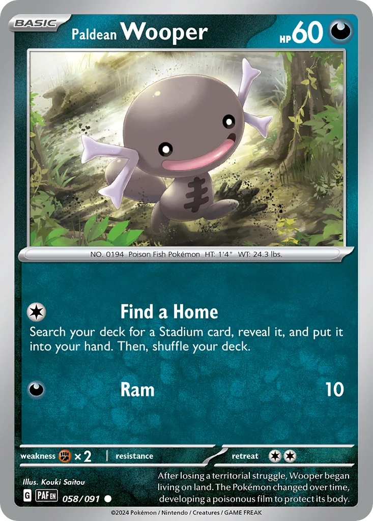 Paldean Wooper · Paldean Fates