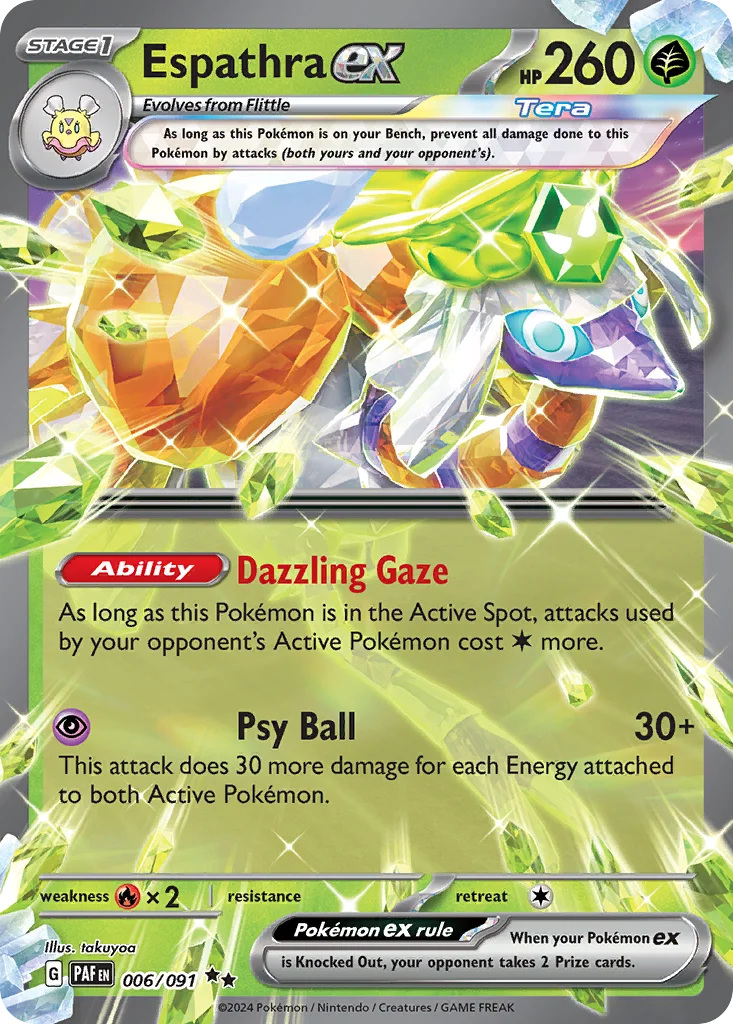 Espathra ex · Paldean Fates