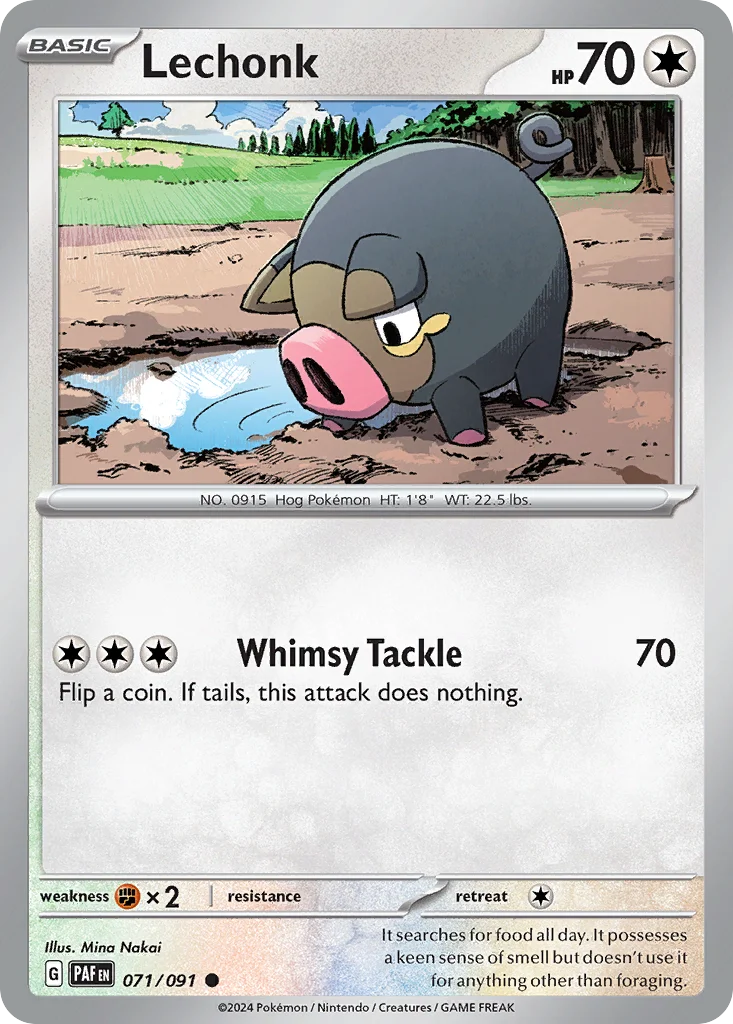 Lechonk · Paldean Fates