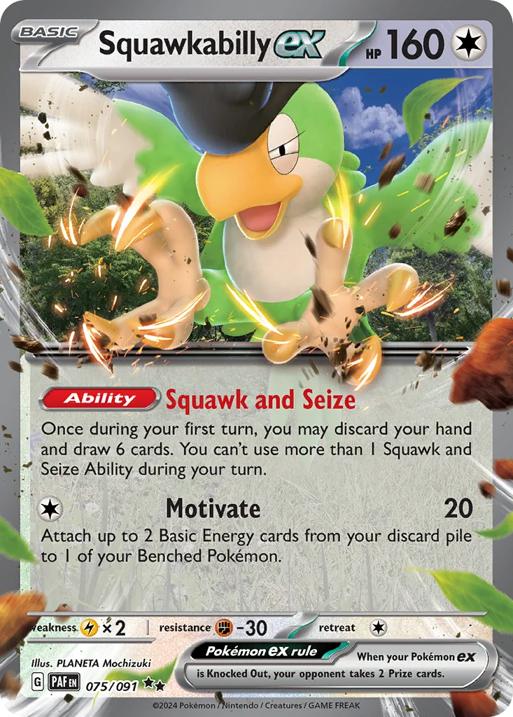 Squawkabilly ex · Paldean Fates