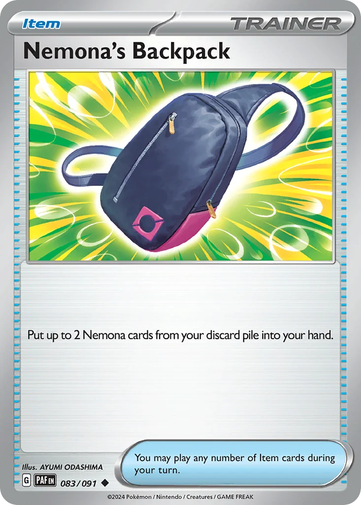 Nemona's Backpack · Paldean Fates