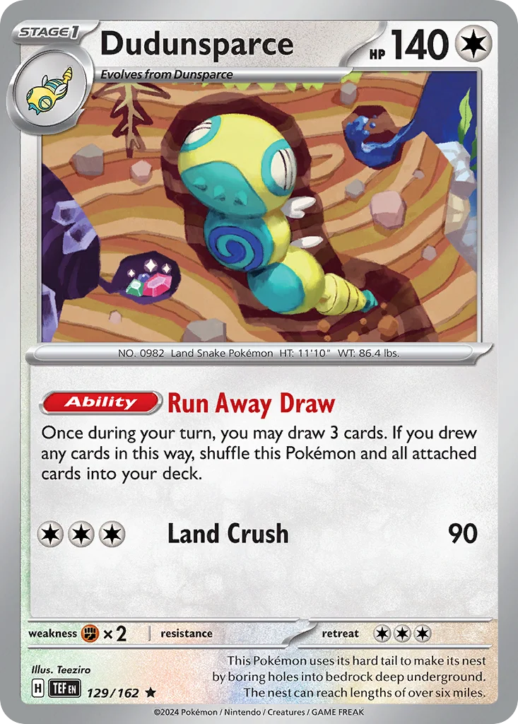 Dudunsparce · Temporal Forces