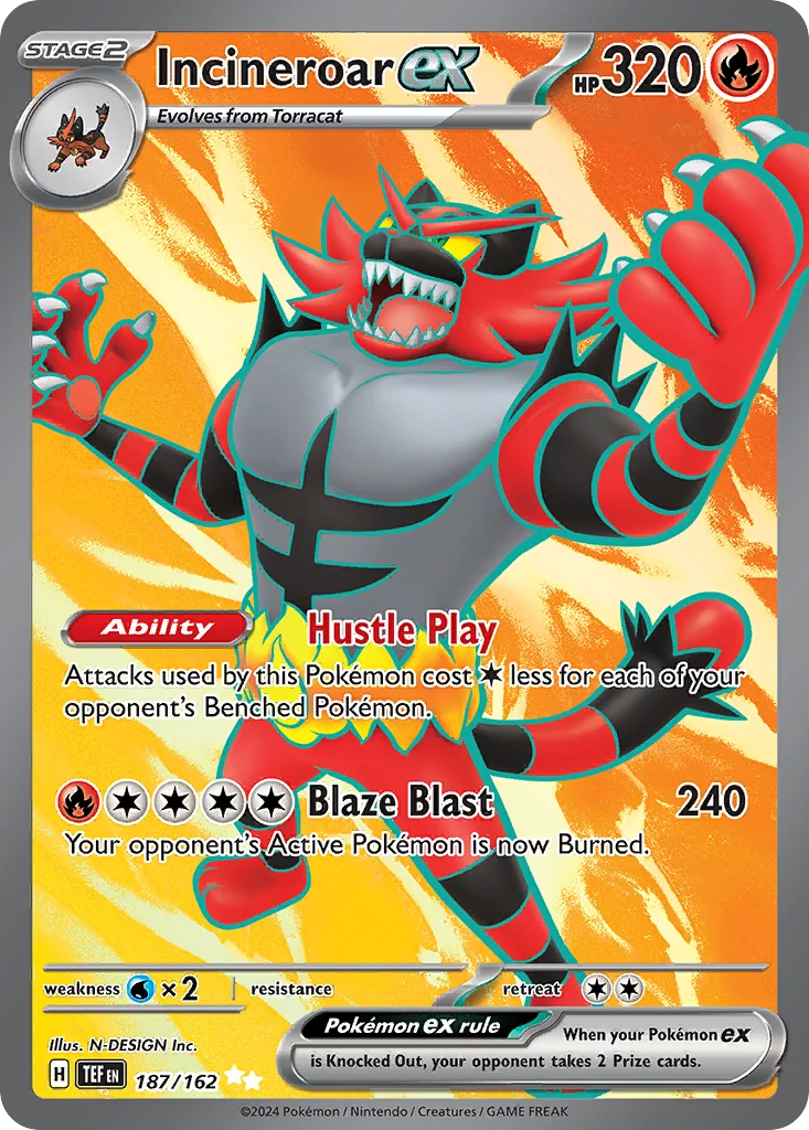 Incineroar ex · Temporal Forces