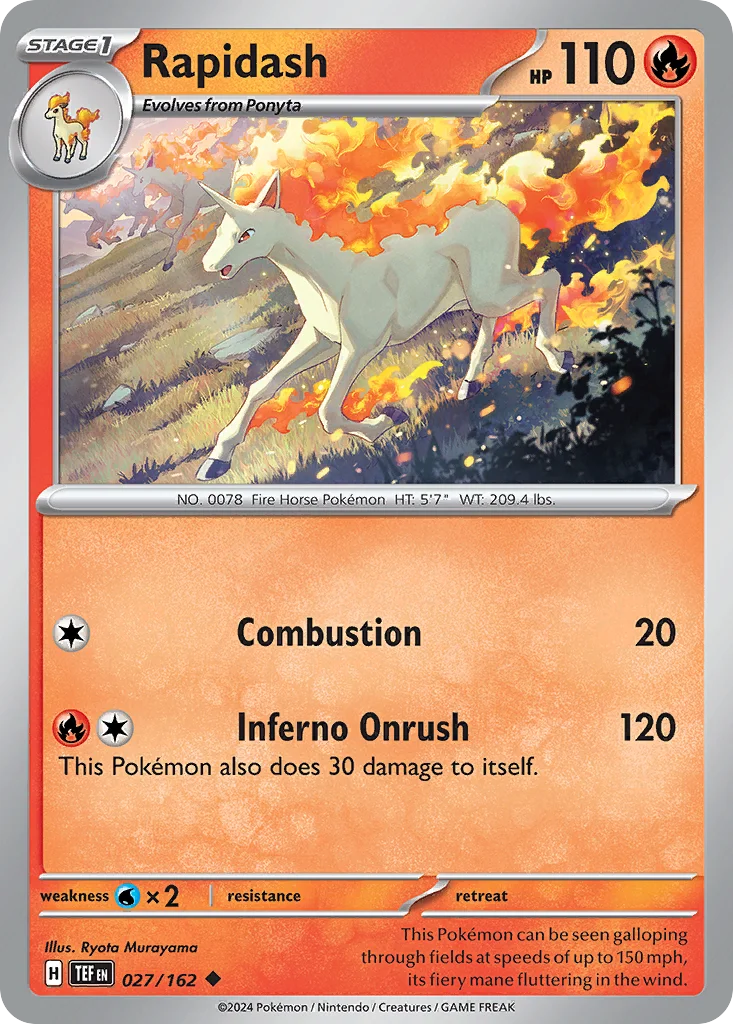 Rapidash · Temporal Forces