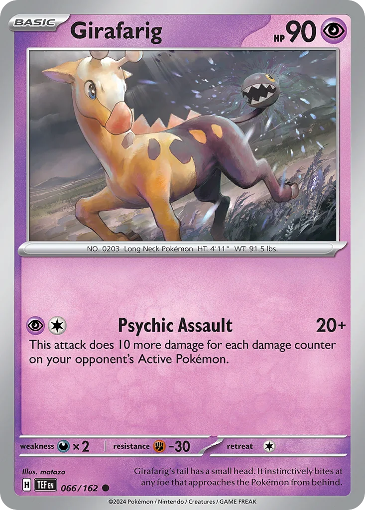 Girafarig · Temporal Forces