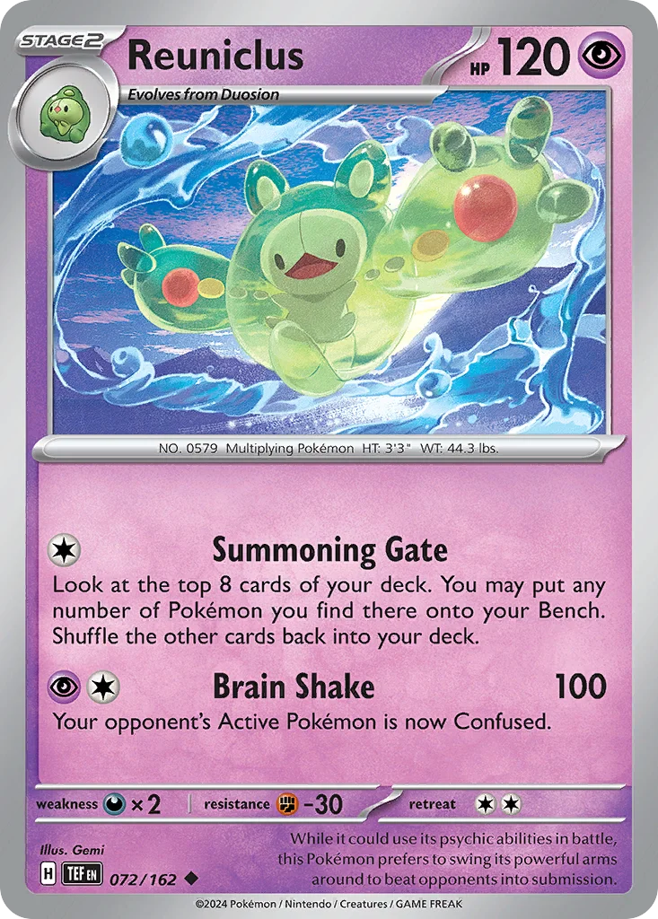 Reuniclus · Temporal Forces