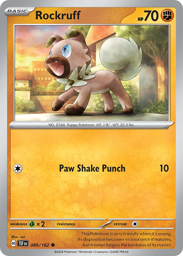 Rockruff · Temporal Forces