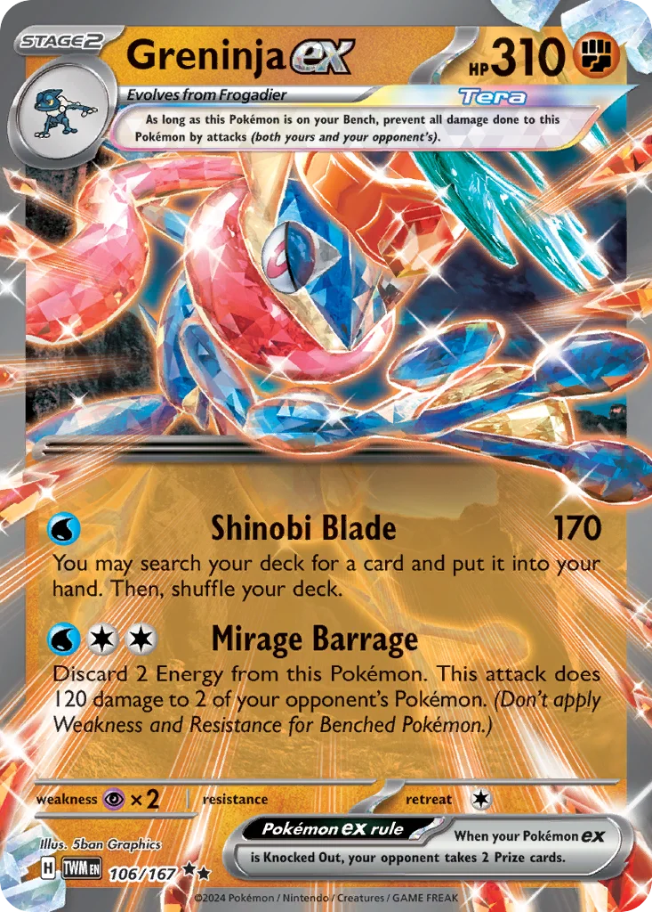 Greninja ex · Twilight Masquerade
