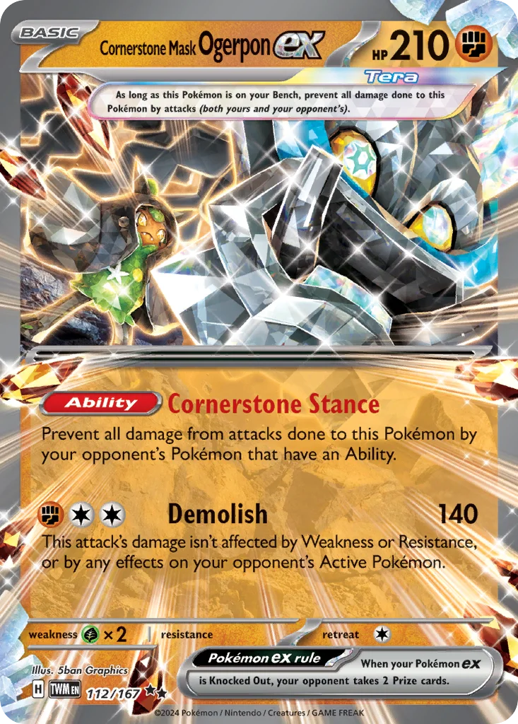 Cornerstone Mask Ogerpon ex · Twilight Masquerade