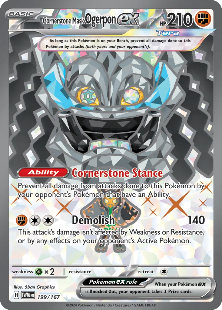 Cornerstone Mask Ogerpon ex · Twilight Masquerade