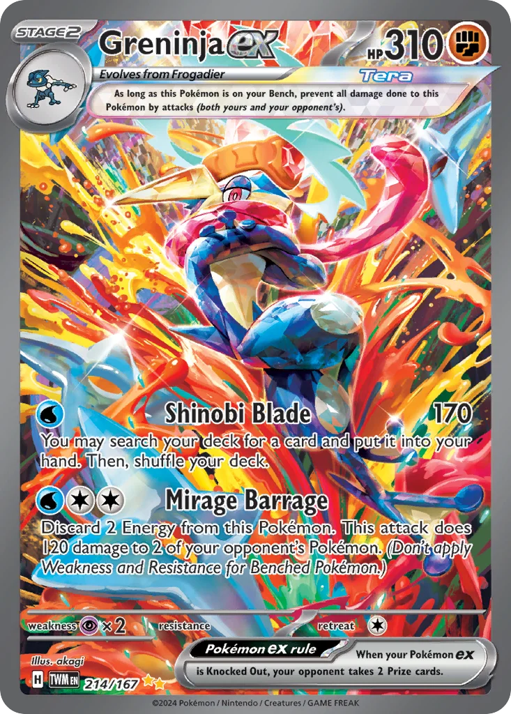 Greninja ex · Twilight Masquerade