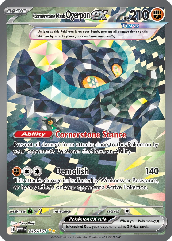 Cornerstone Mask Ogerpon ex · Twilight Masquerade