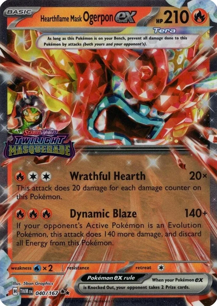 Hearthflame Mask Ogerpon ex · Twilight Masquerade