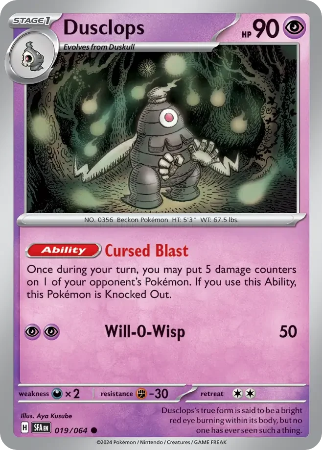 Dusclops · Shrouded Fable