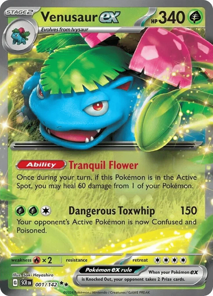 Venusaur ex · Stellar Crown