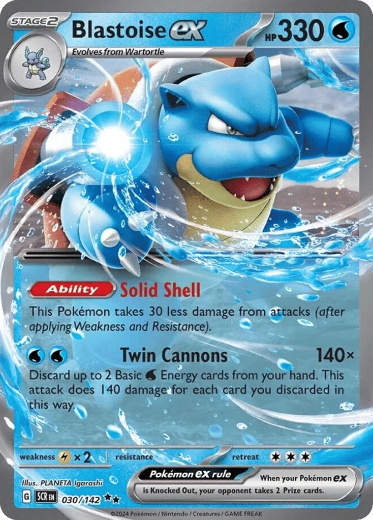 Blastoise ex · Stellar Crown