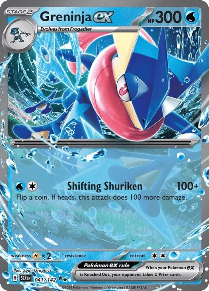 Greninja ex · Stellar Crown
