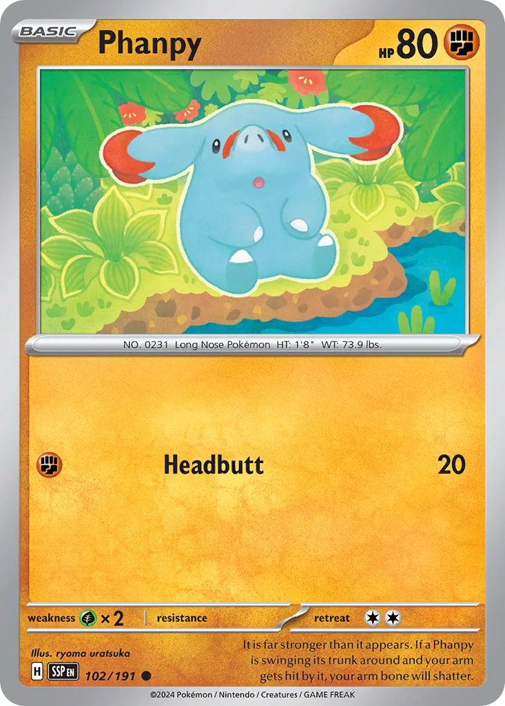 Phanpy · Surging Sparks
